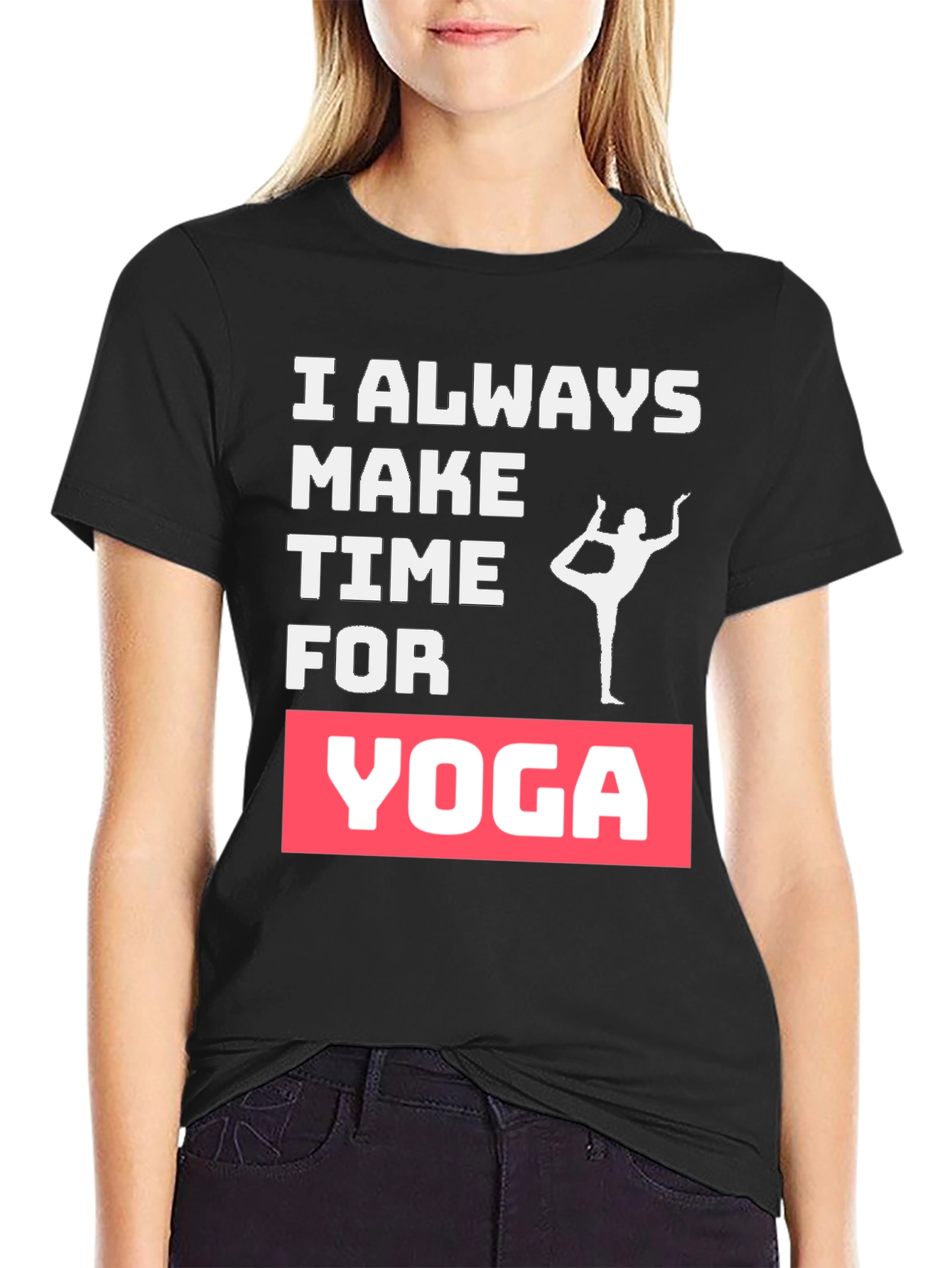Yoga Lover Graphic Tee - Always Make Time