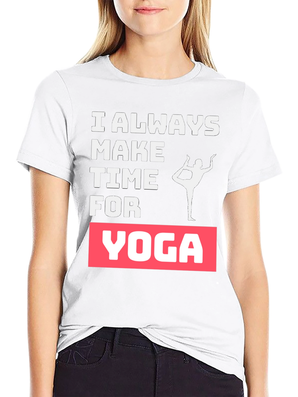 Yoga Lover Graphic Tee - Always Make Time
