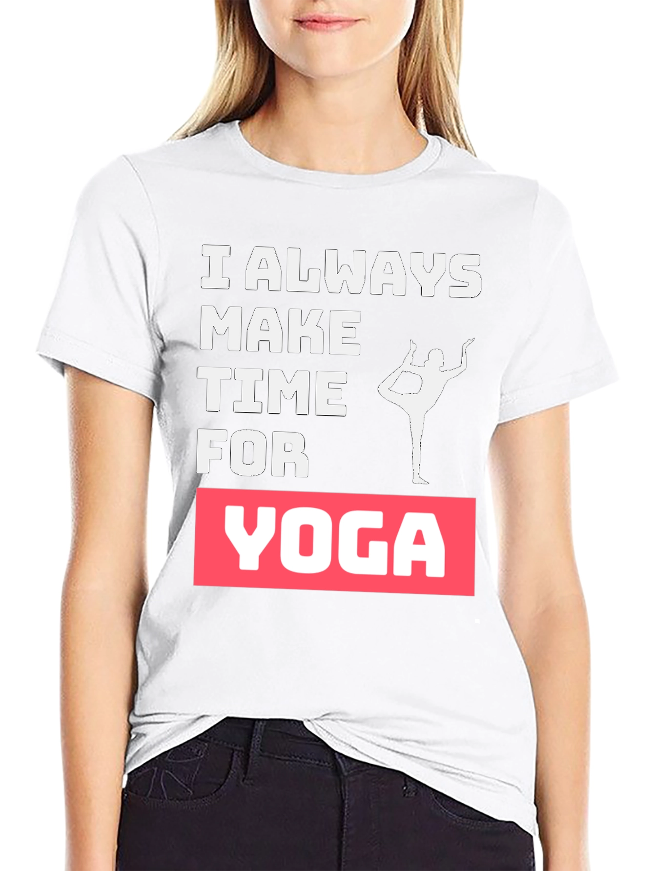 Yoga Lover Graphic Tee - Always Make Time