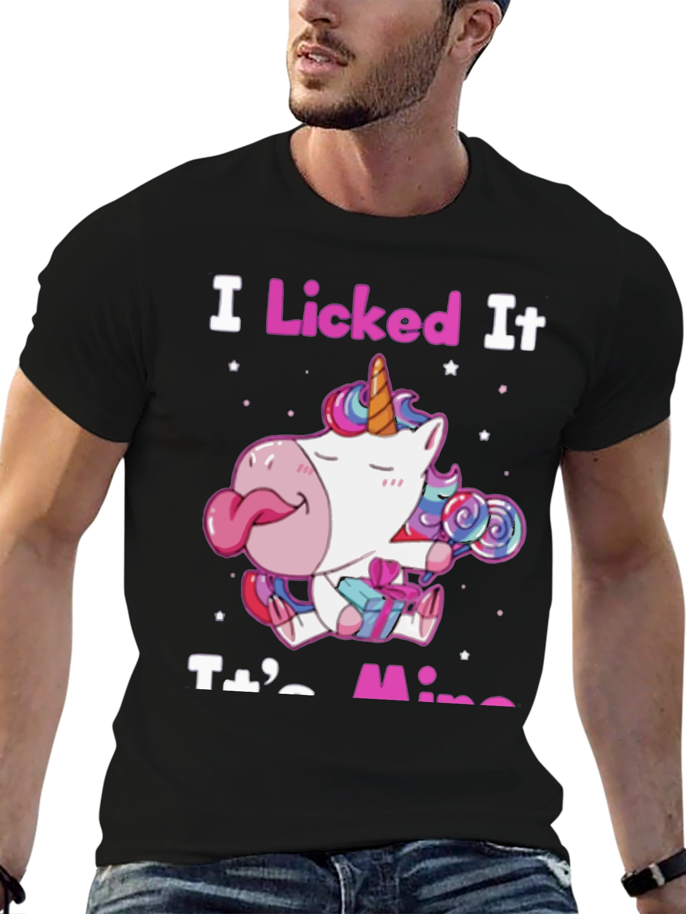 I Licked It Its Mine Unicorn T-Shirt