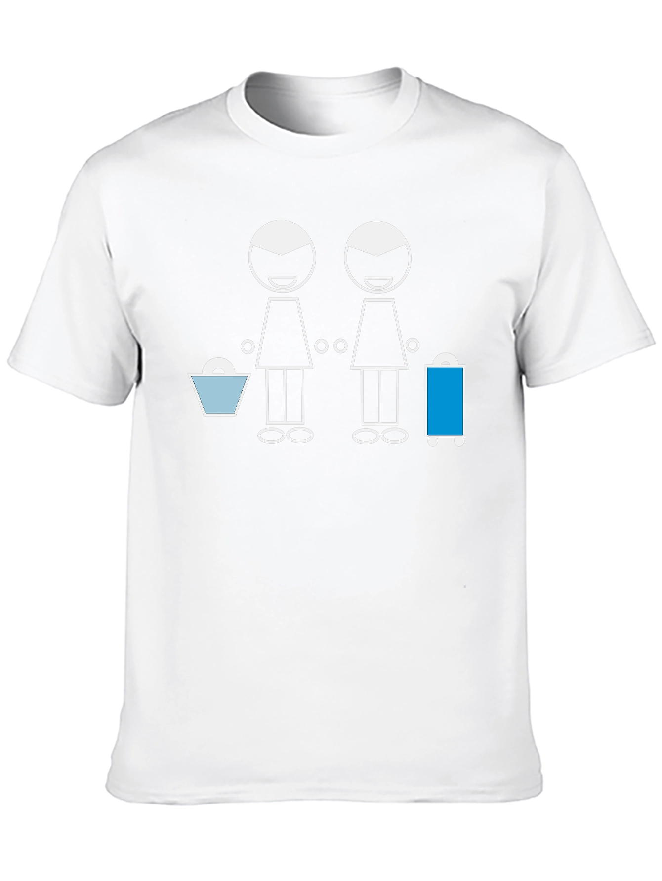 Stick Figure Lesbian Travel Black Tee