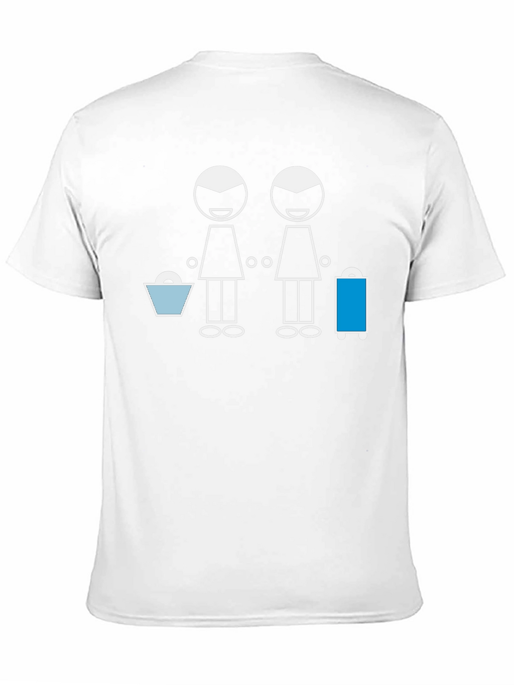 Stick Figure Lesbian Travel Black Tee