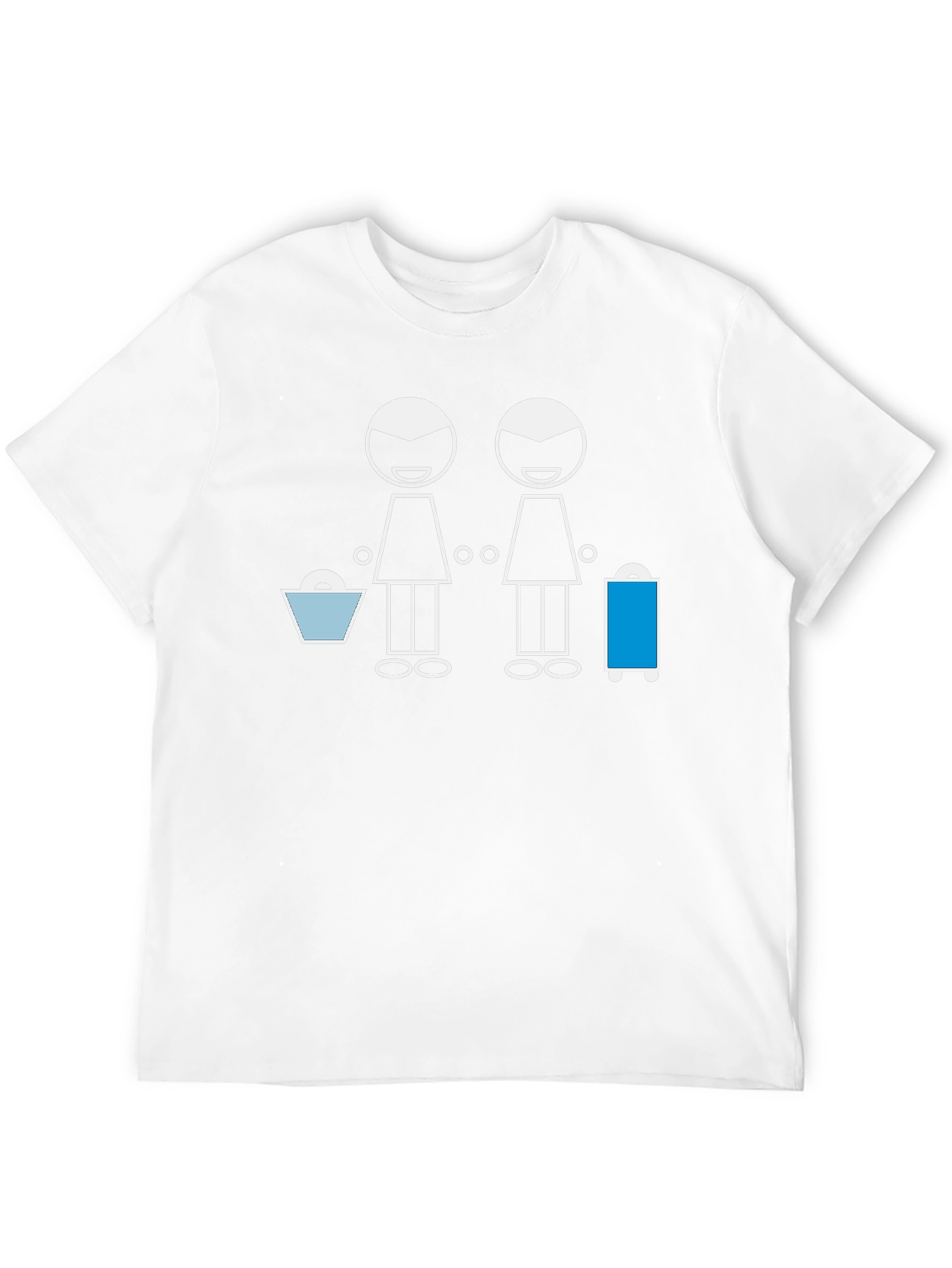 Stick Figure Lesbian Travel Black Tee