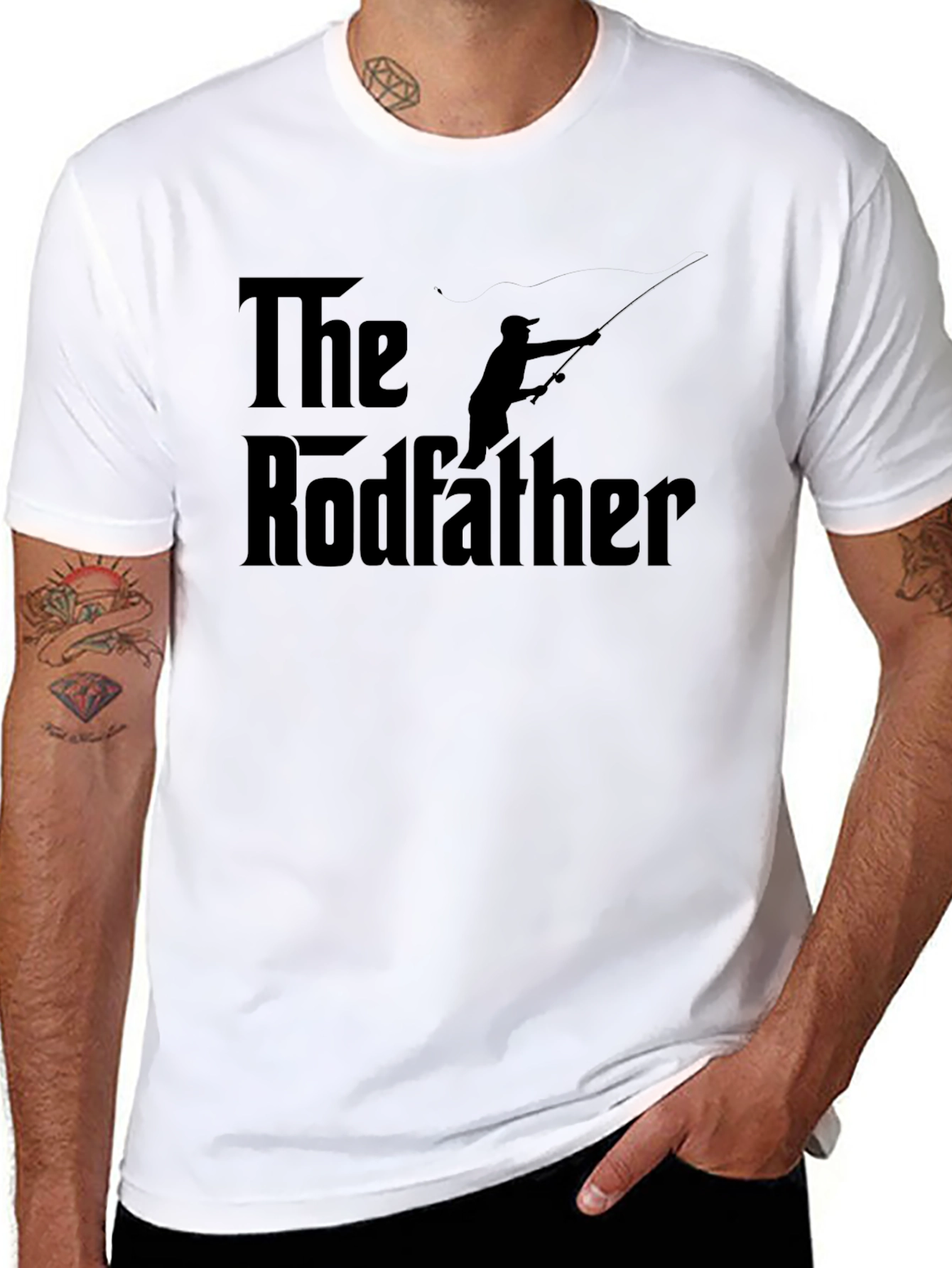 The Rodfather T-Shirt: Fishing Humor