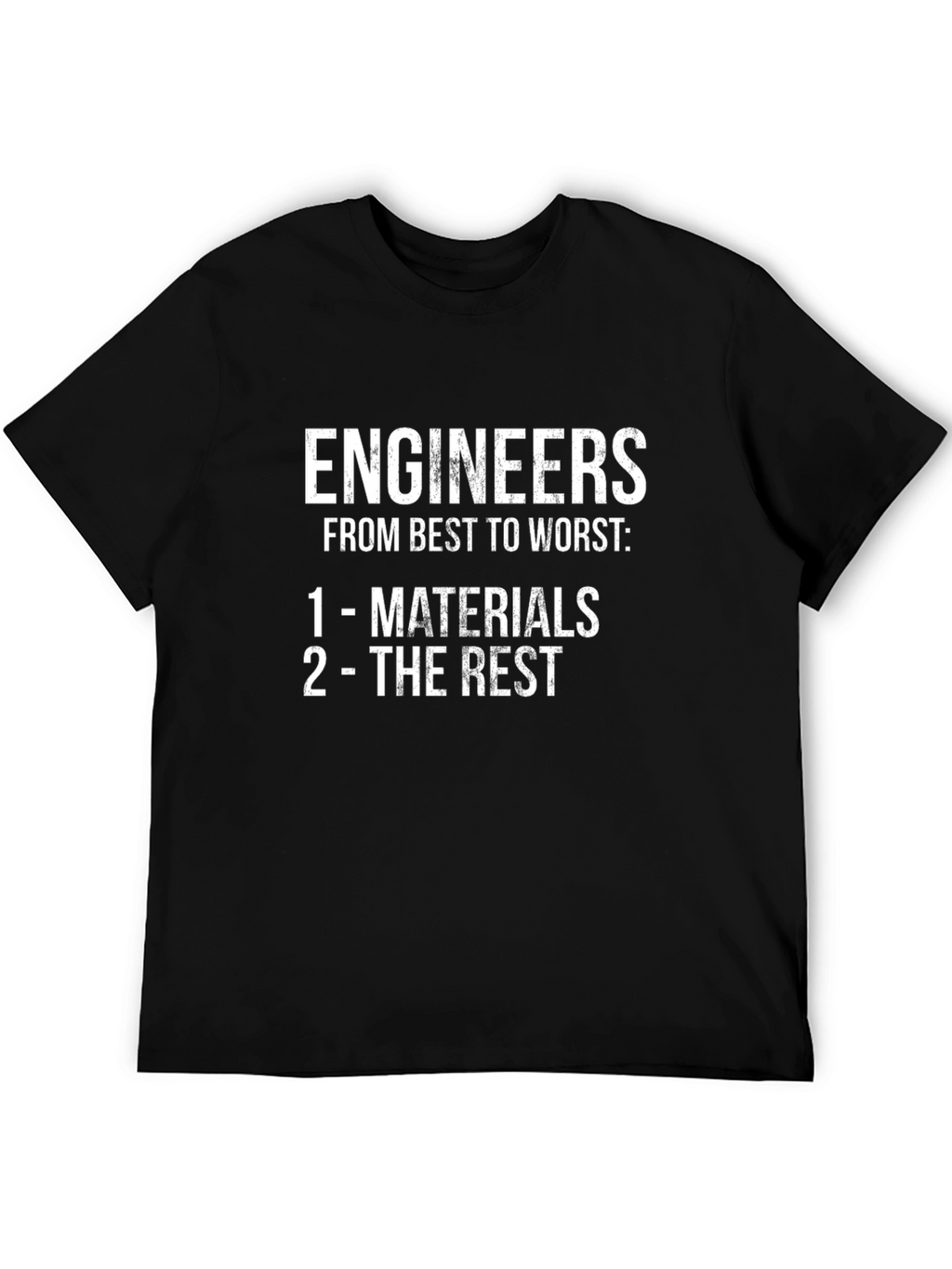 Engineers From Best to Worst T-Shirt