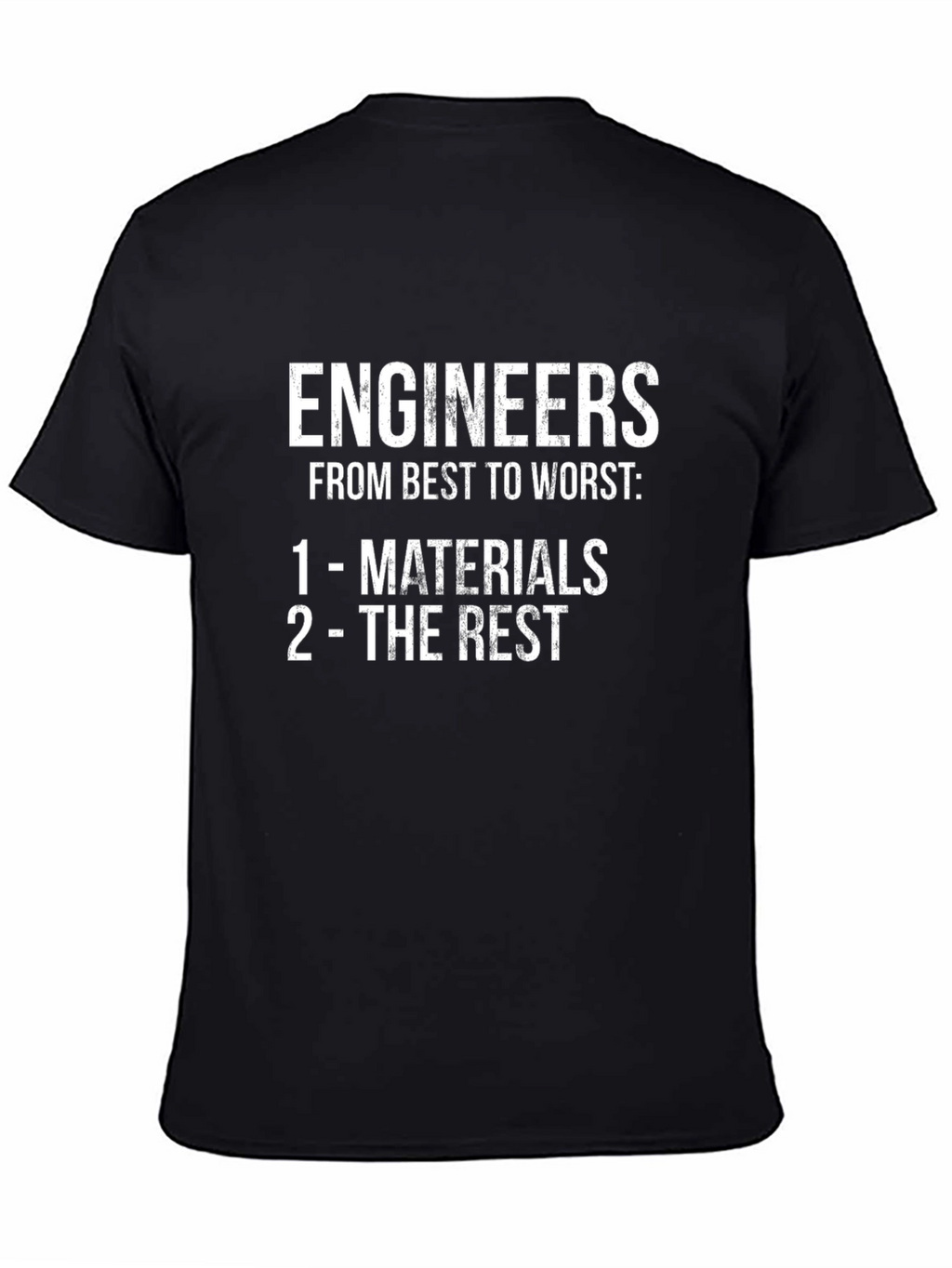 Engineers From Best to Worst T-Shirt