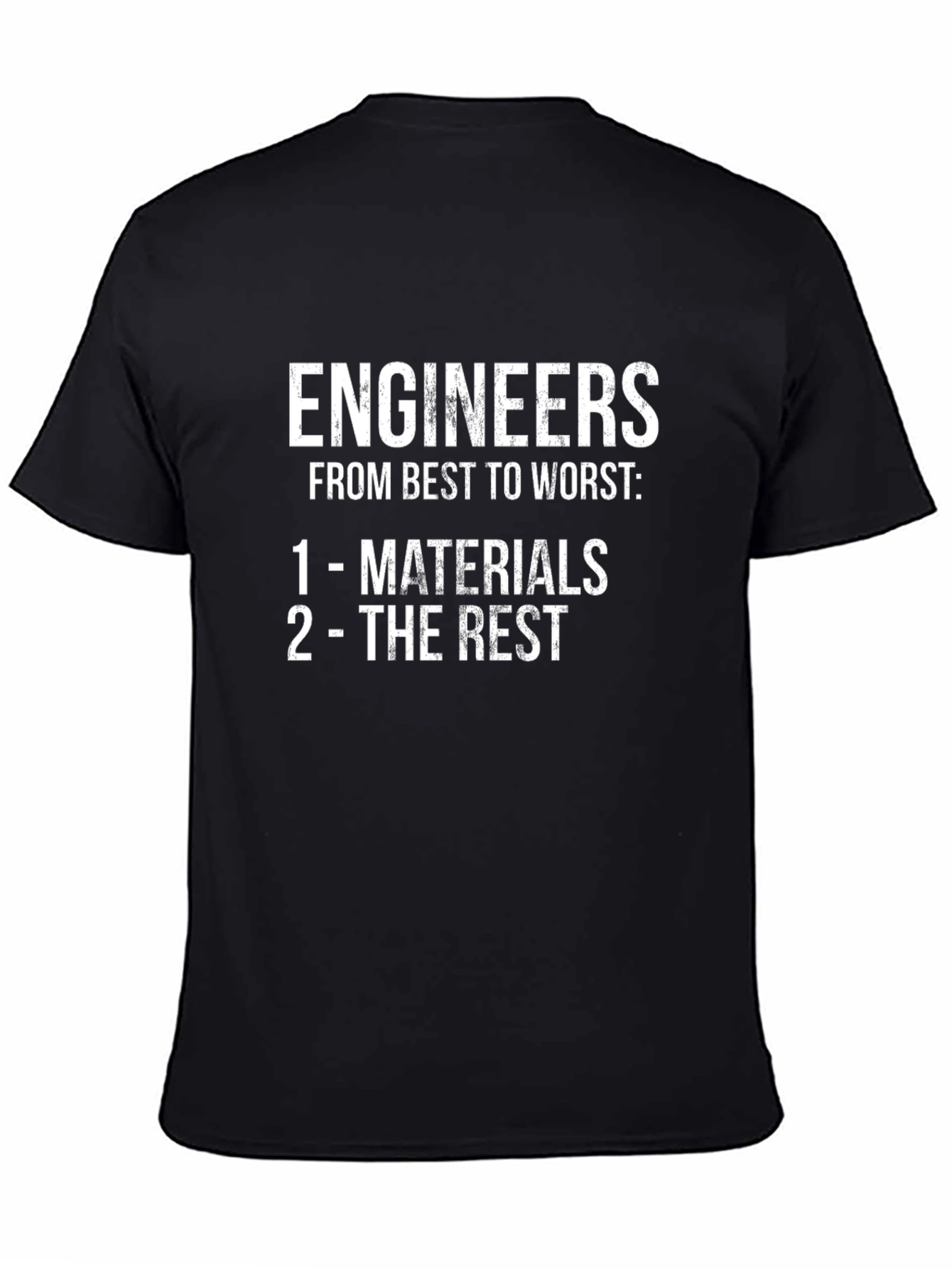 Engineers From Best to Worst T-Shirt