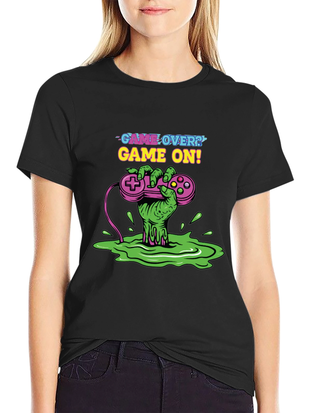 Game Over? Game On! T-Shirt - Gamer Style