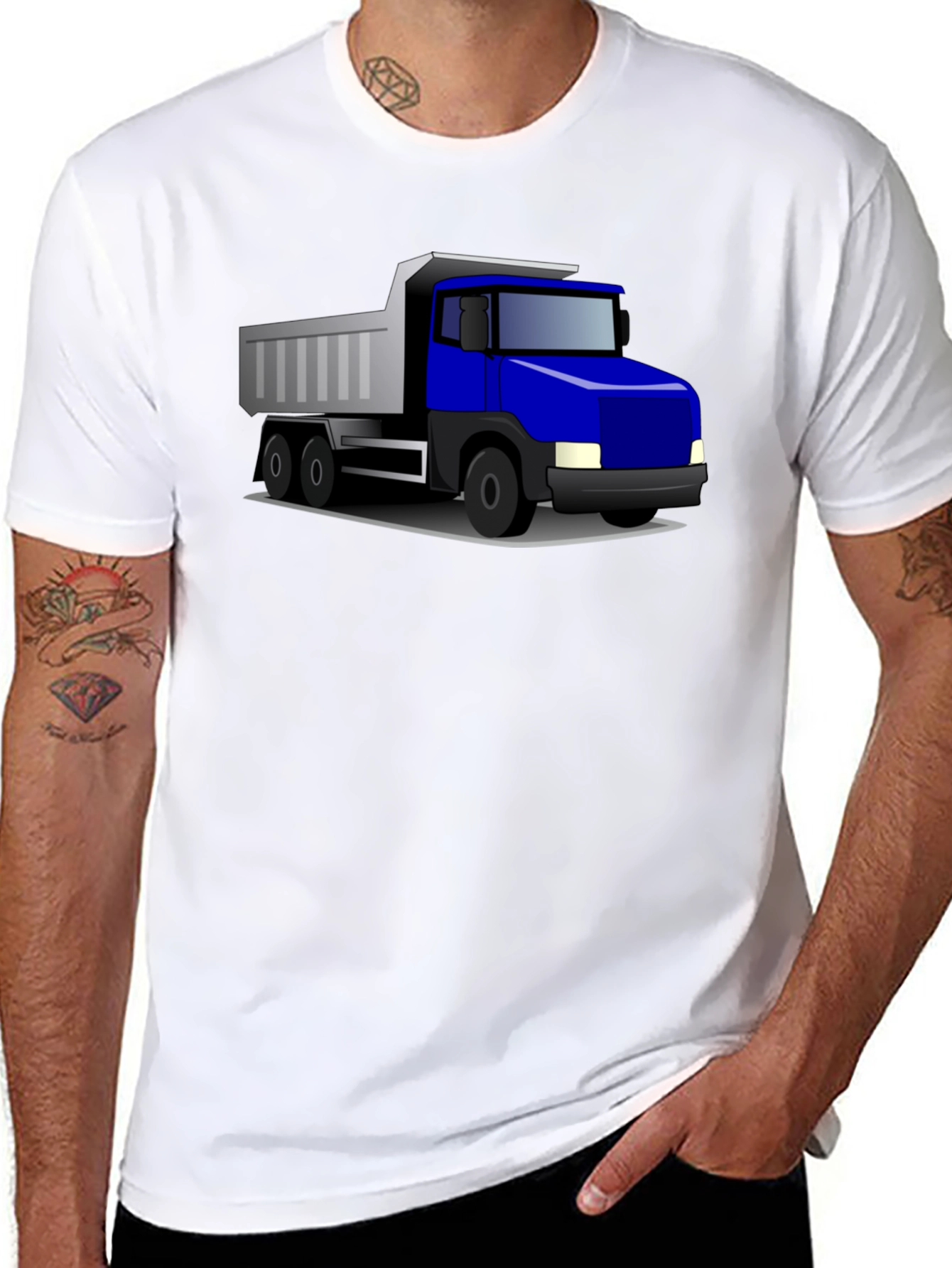 Truck Graphic T-Shirt - Cool Design