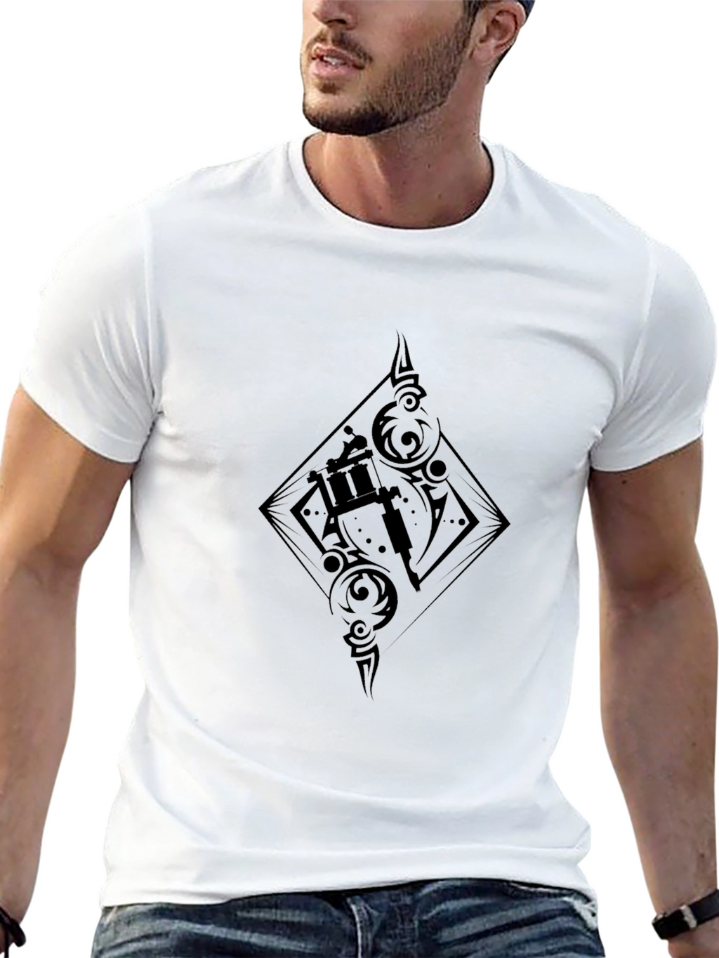 Black Tattoo Art T-Shirt