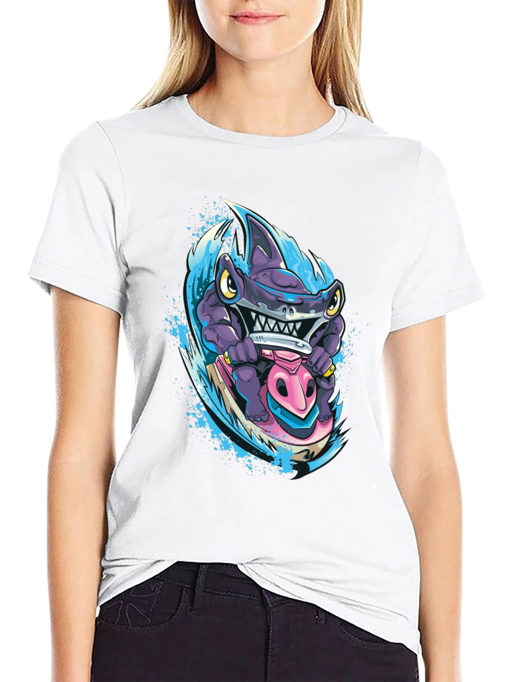 Shark Jet Ski T-Shirt
