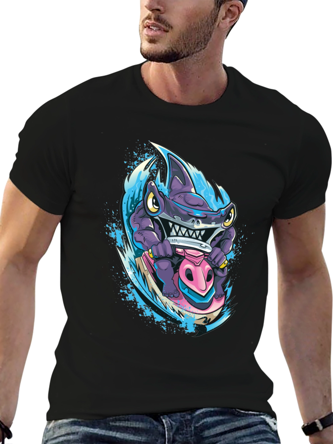 Shark Jet Ski T-Shirt