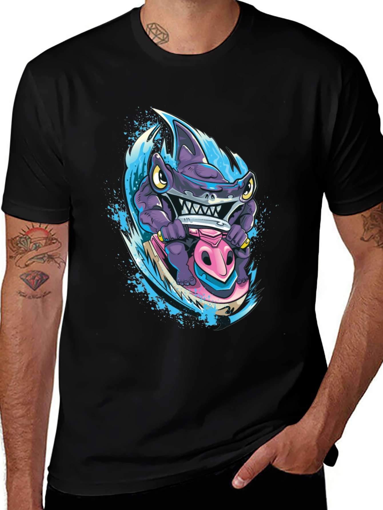 Shark Jet Ski T-Shirt
