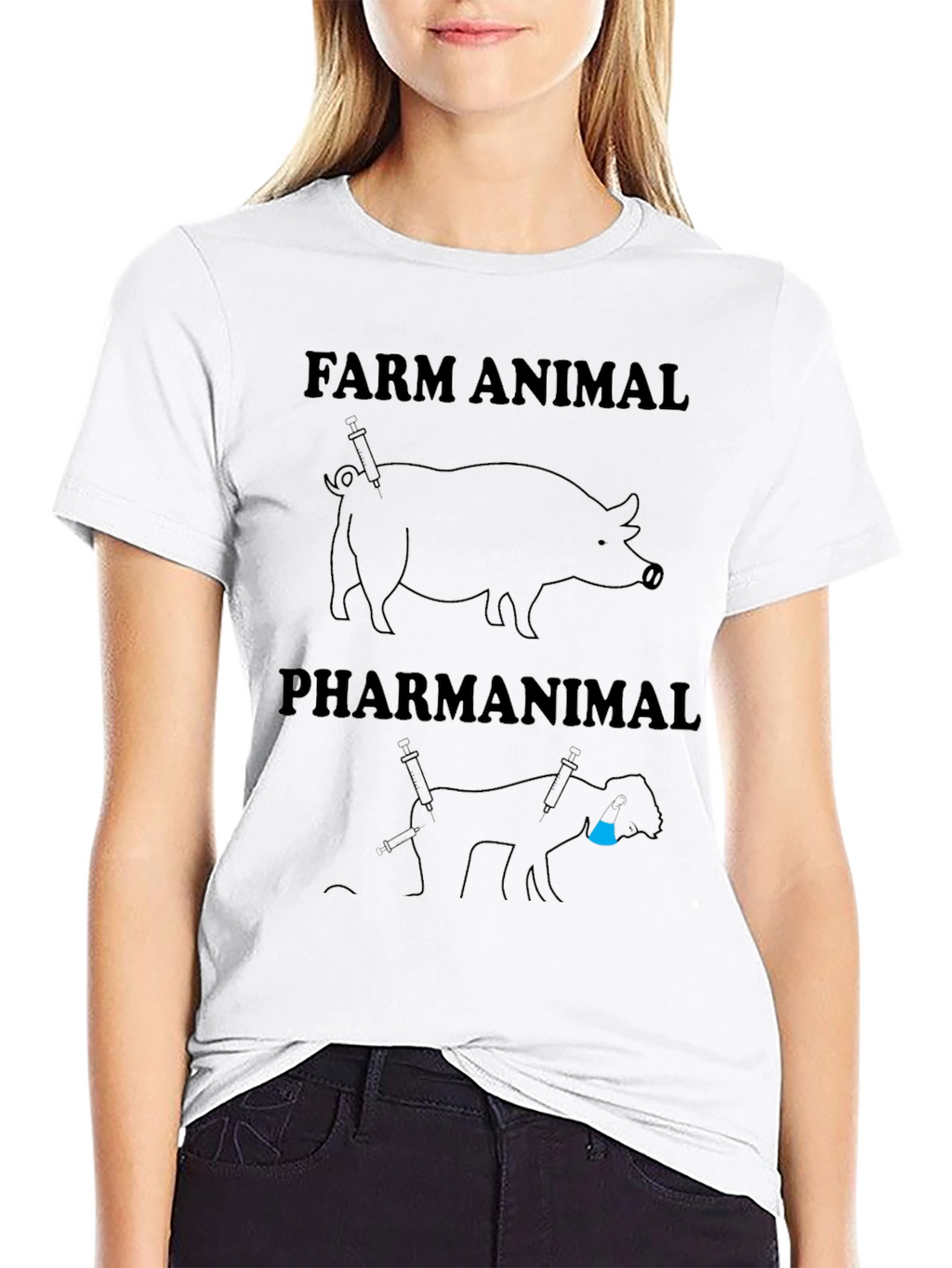 Farm Animal Pharmanimal Graphic Novelty T-Shirt