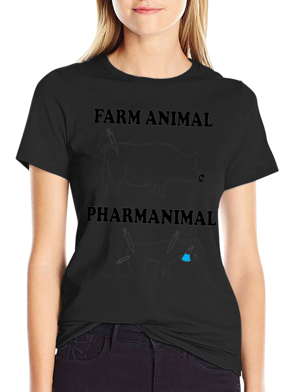 Farm Animal Pharmanimal Graphic Novelty T-Shirt