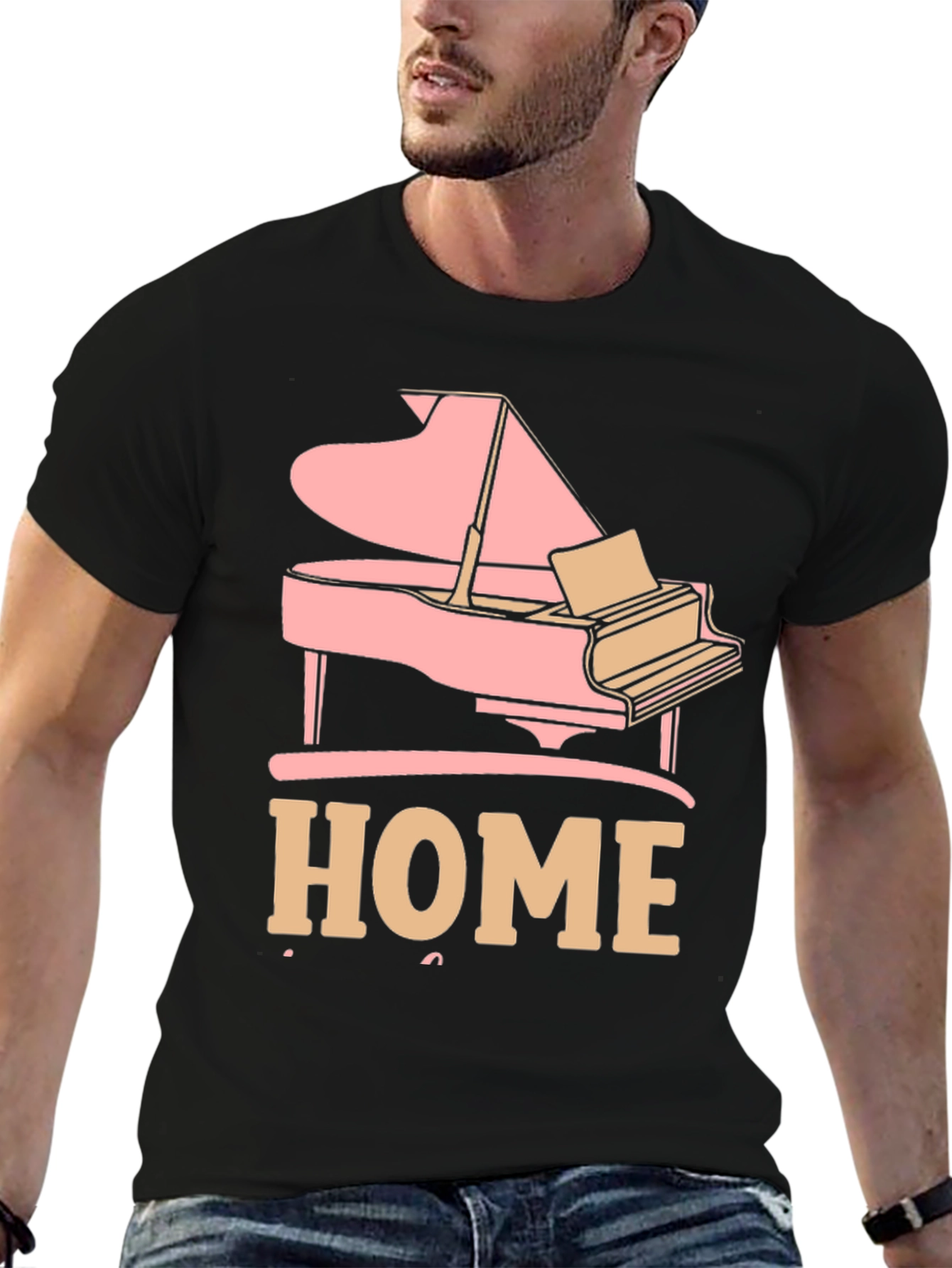 Piano Home T-Shirt - Music Lover Tee