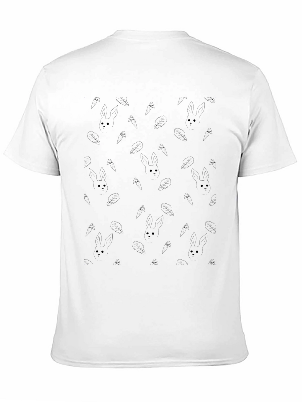 Bunny Print Crew Neck T-Shirt