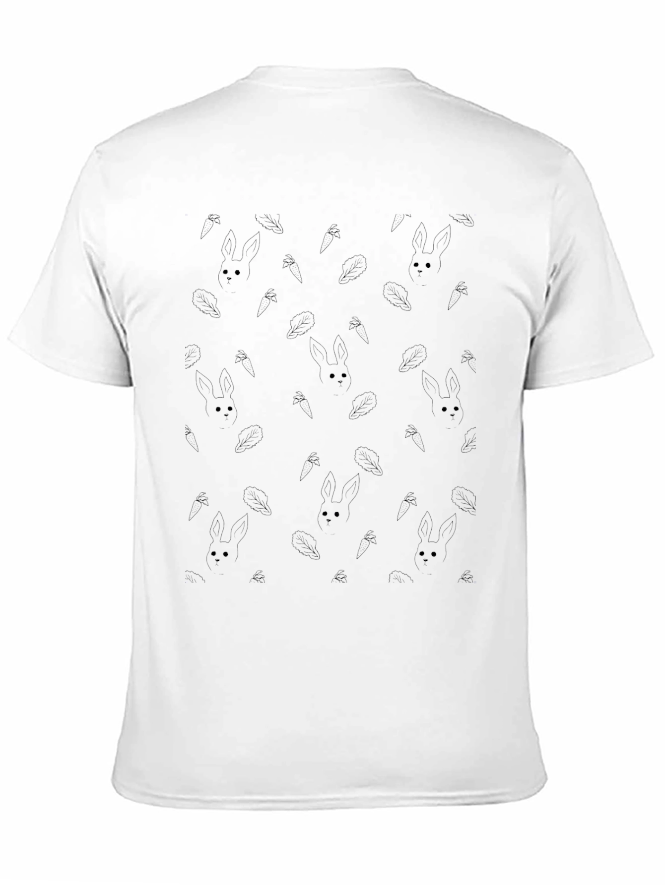 Bunny Print Crew Neck T-Shirt