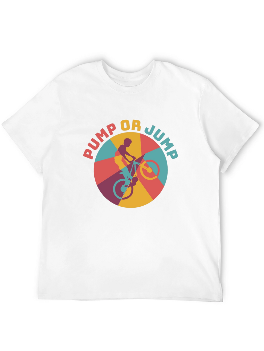 Pump or Jump Retro Biker T-Shirt