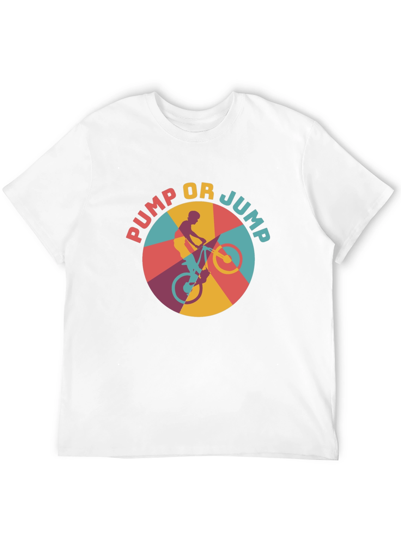 Pump or Jump Retro Biker T-Shirt