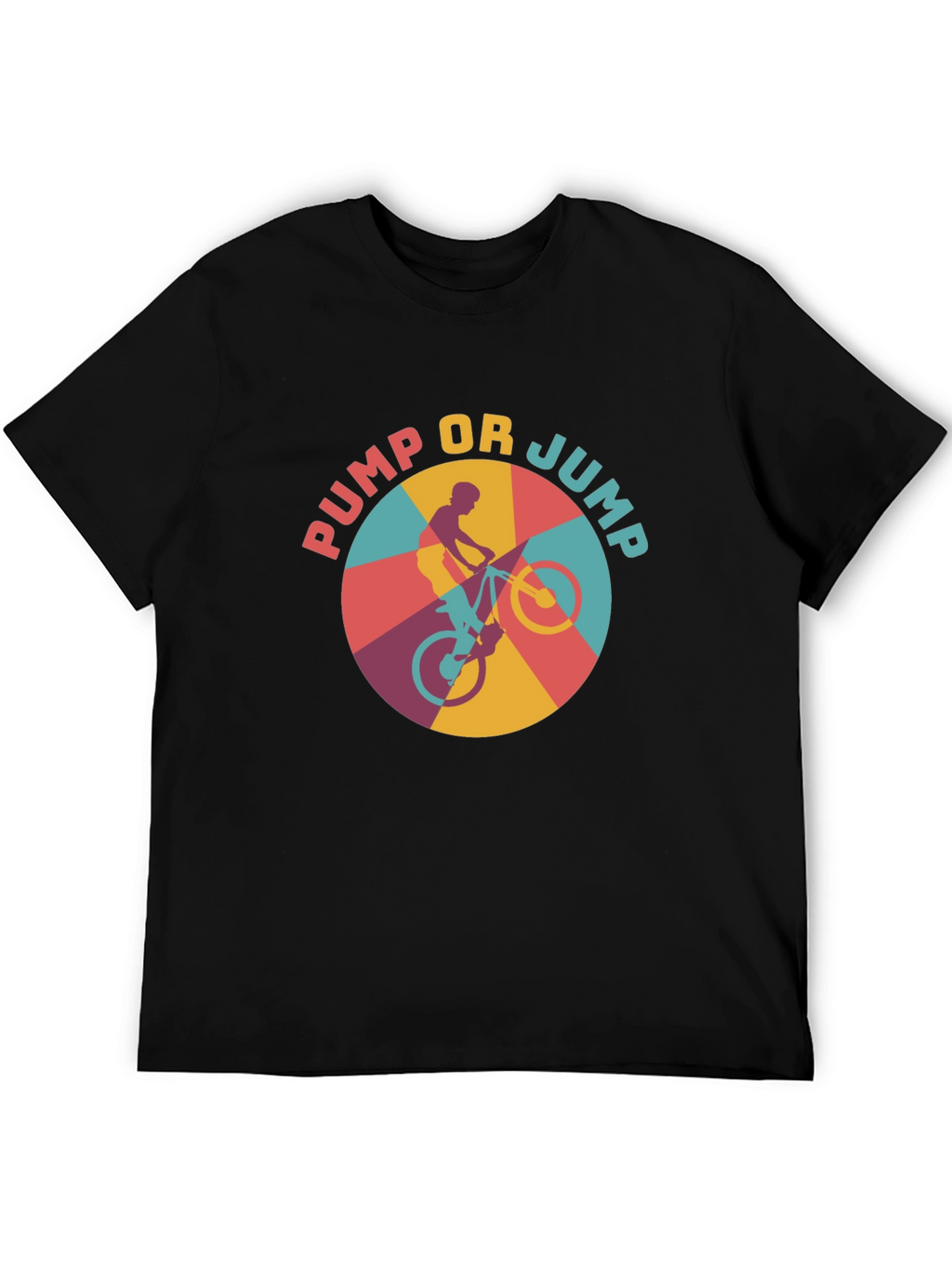 Pump or Jump Retro Biker T-Shirt