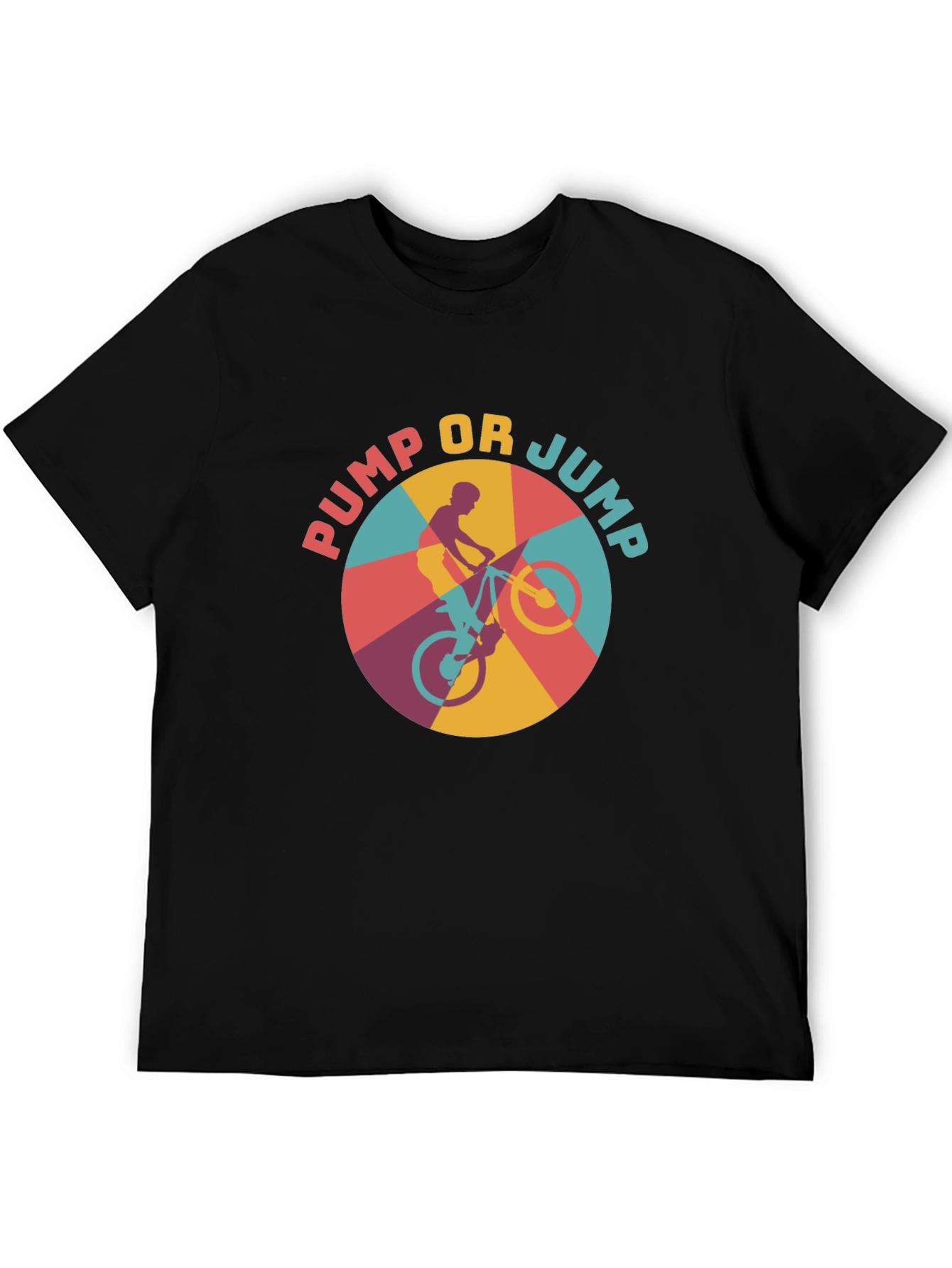 Pump or Jump Retro Biker T-Shirt