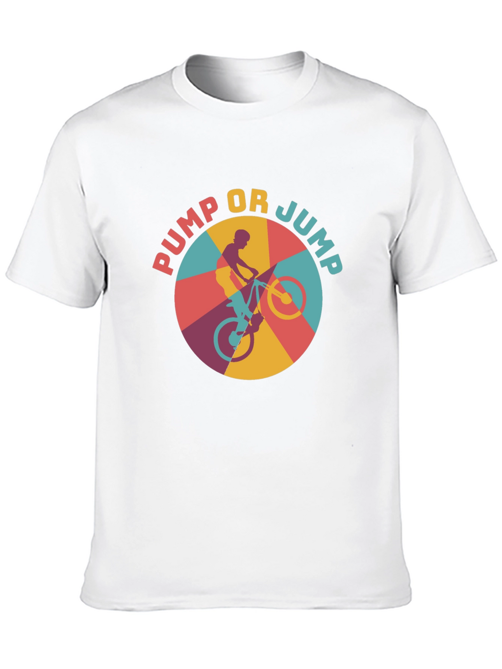 Pump or Jump Retro Biker T-Shirt