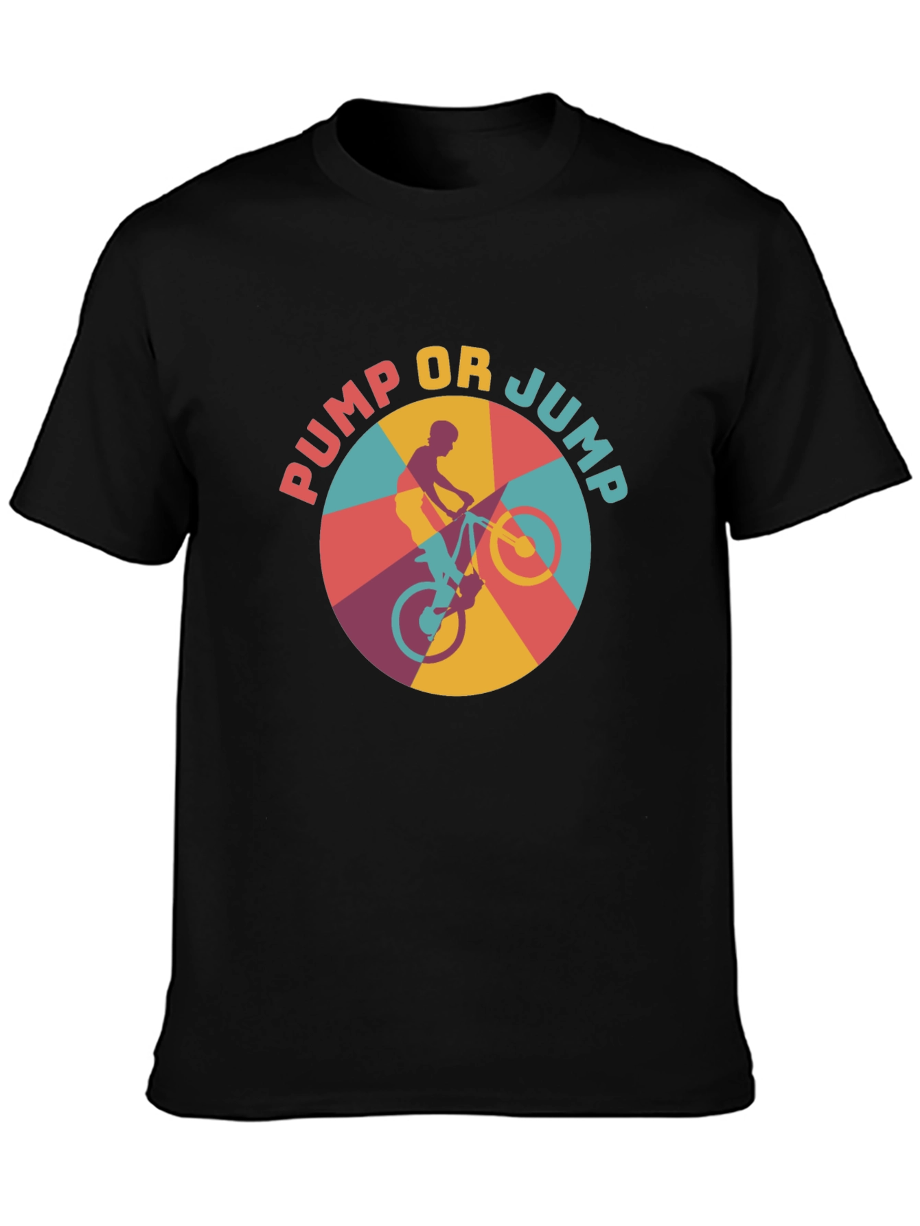 Pump or Jump Retro Biker T-Shirt