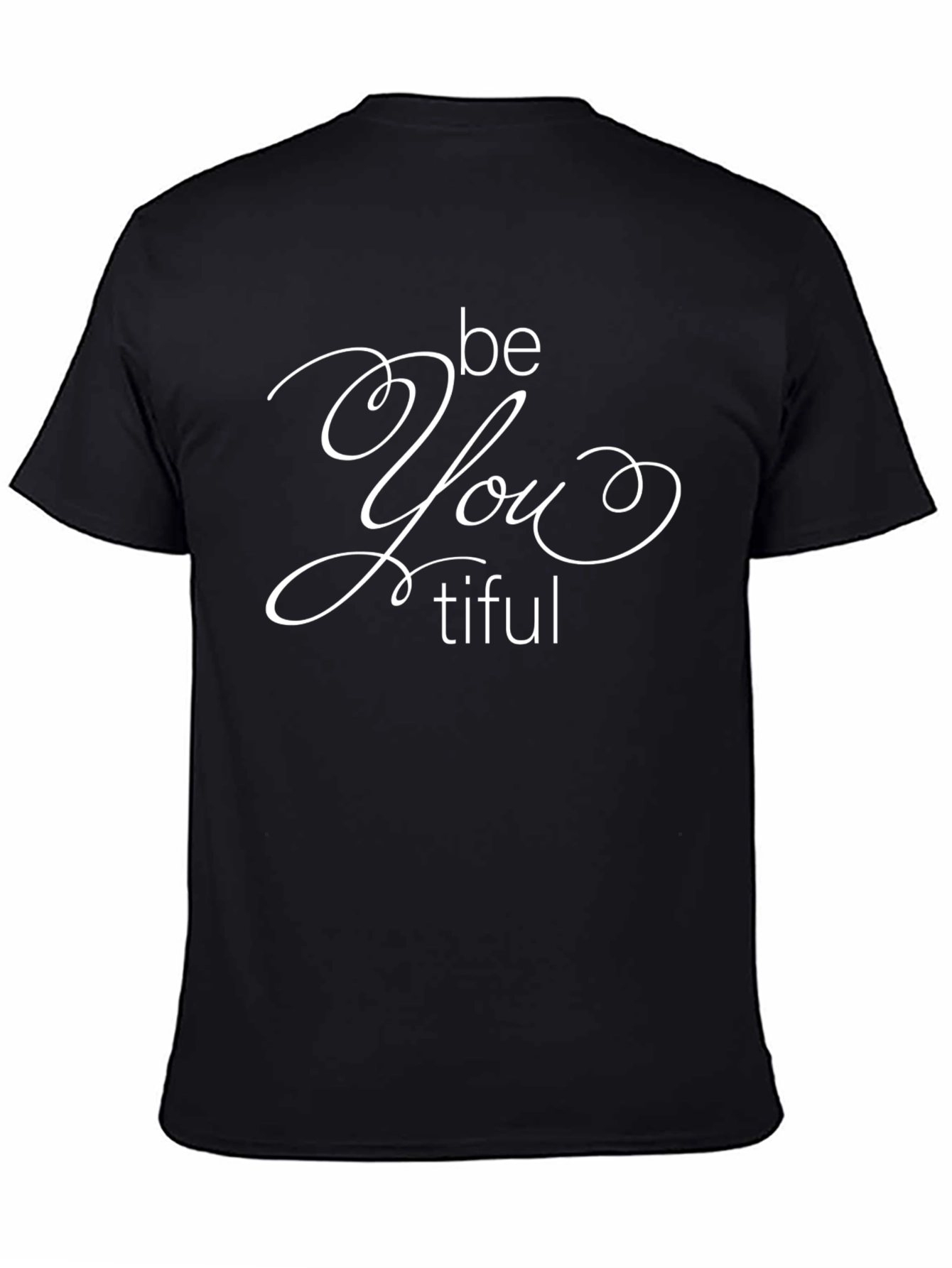 Be-YOU-tiful Black Graphic Tee