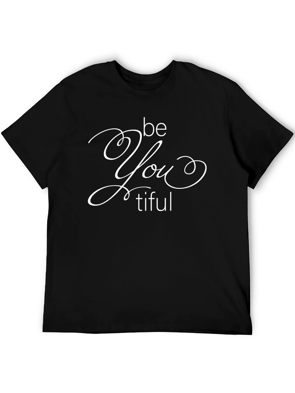 Be-YOU-tiful Black Graphic Tee