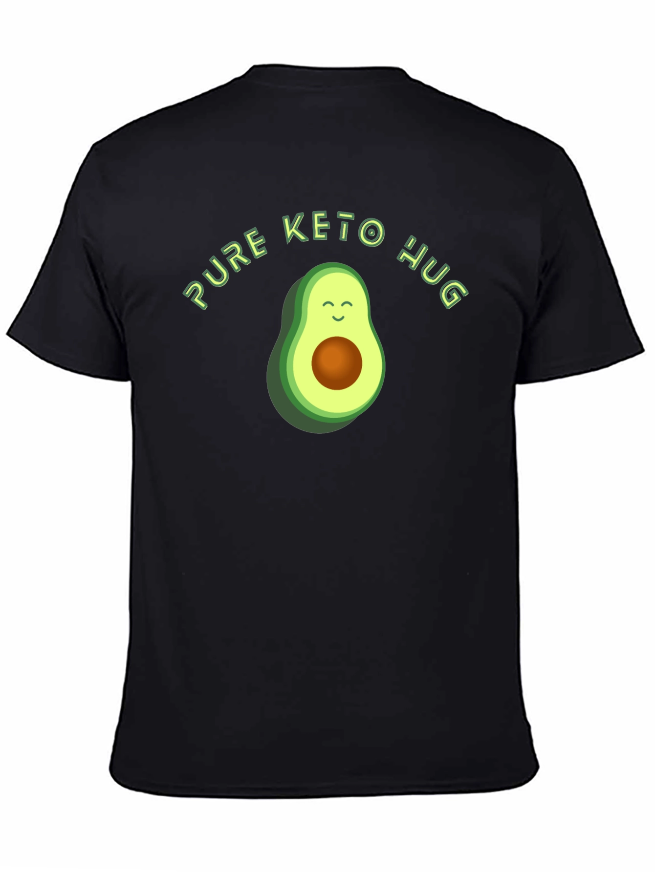 Pure Keto Hug T-Shirt - Avocado Graphic Tee