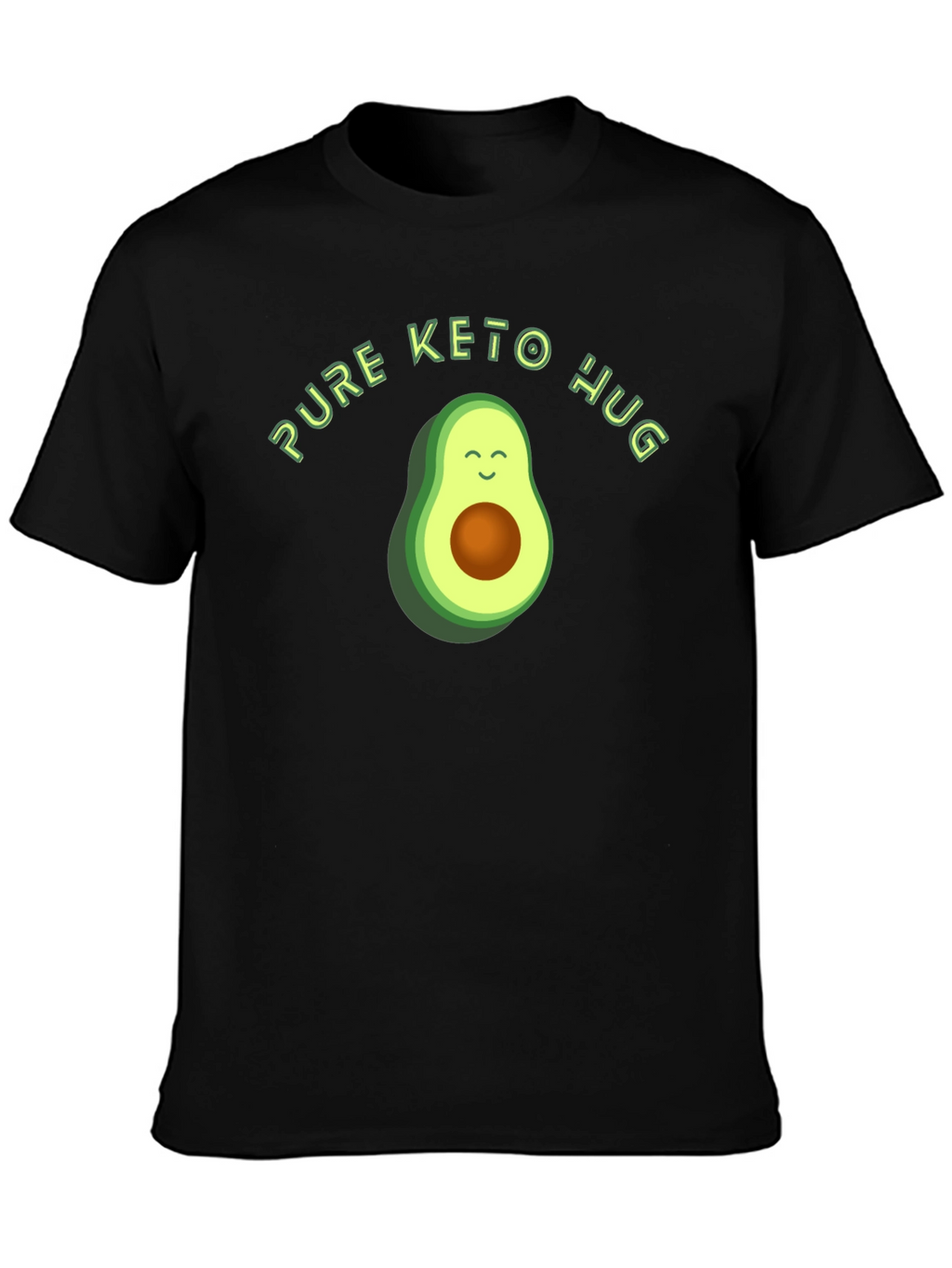 Pure Keto Hug T-Shirt - Avocado Graphic Tee
