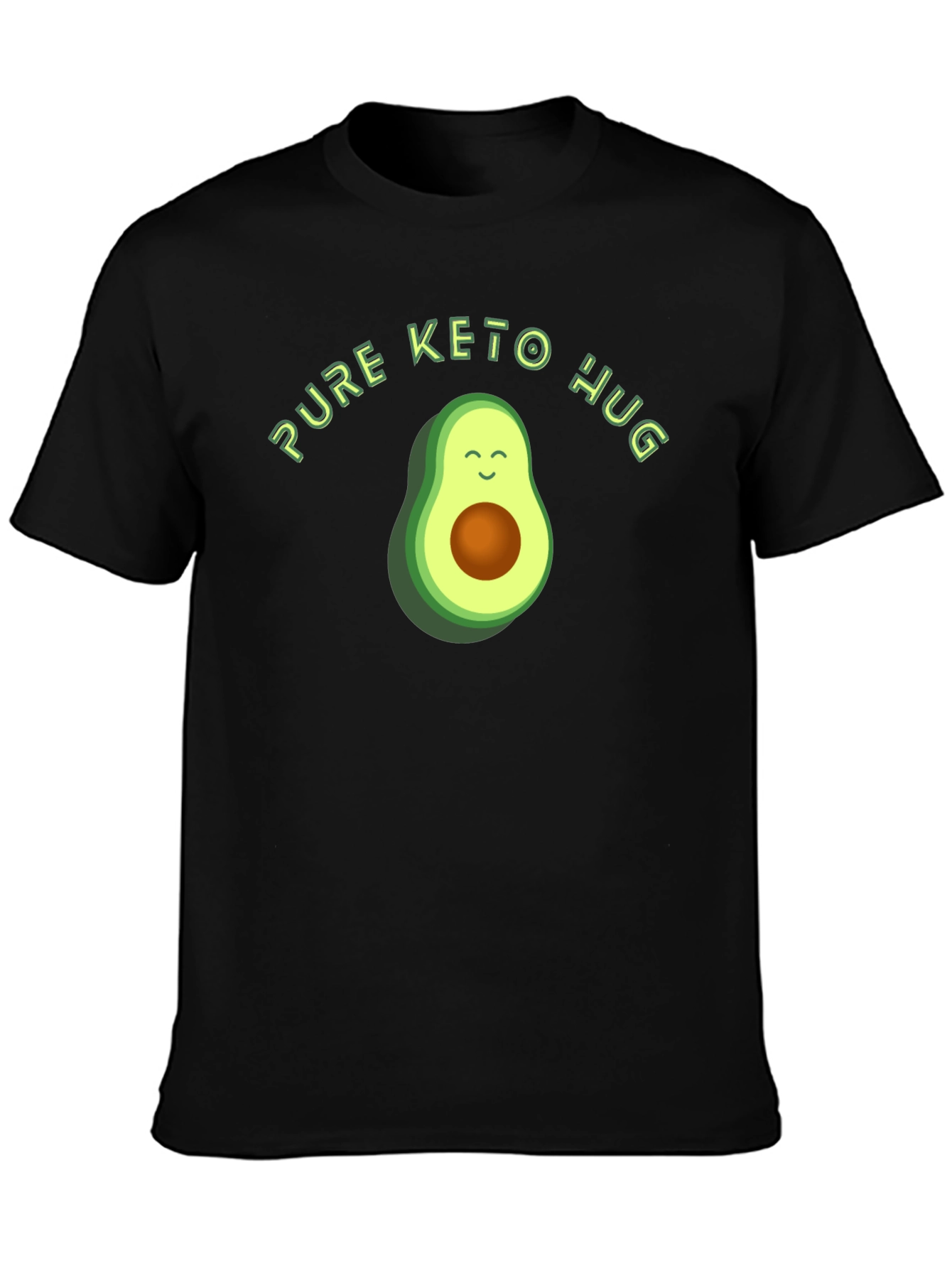 Pure Keto Hug T-Shirt - Avocado Graphic Tee