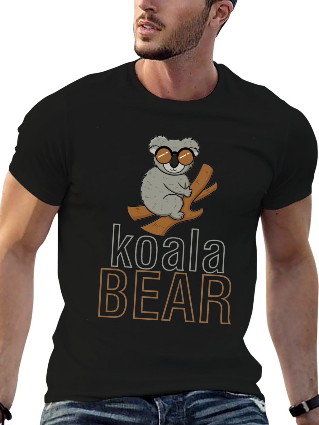 Cool Koala Bear Graphic T-Shirt