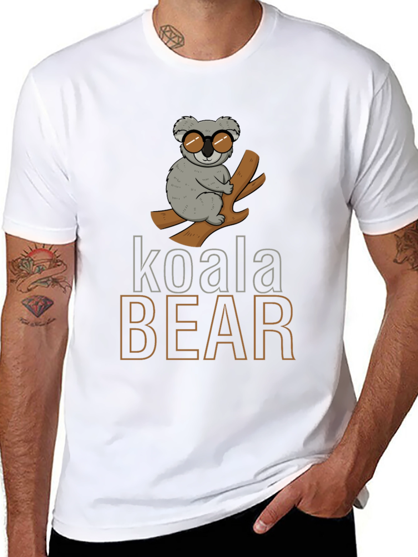 Cool Koala Bear Graphic T-Shirt
