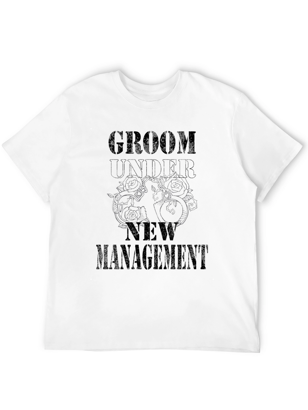 Groom Under New Management Graphic Tee - Black