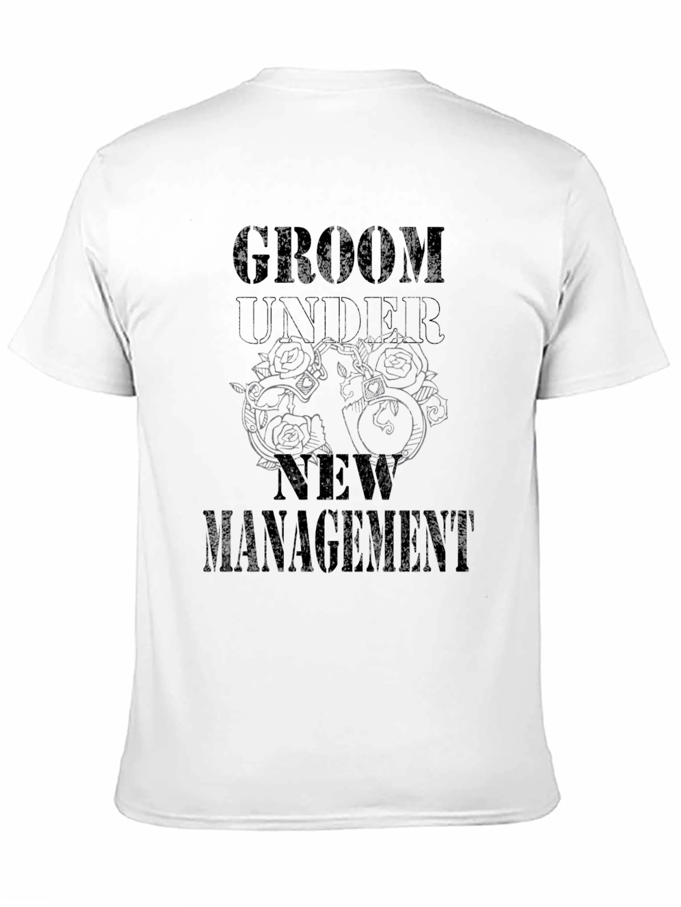 Groom Under New Management Graphic Tee - Black