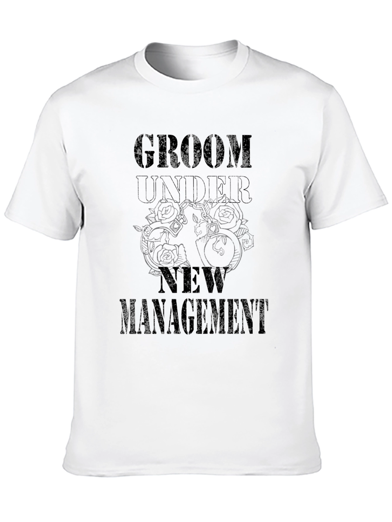 Groom Under New Management Graphic Tee - Black