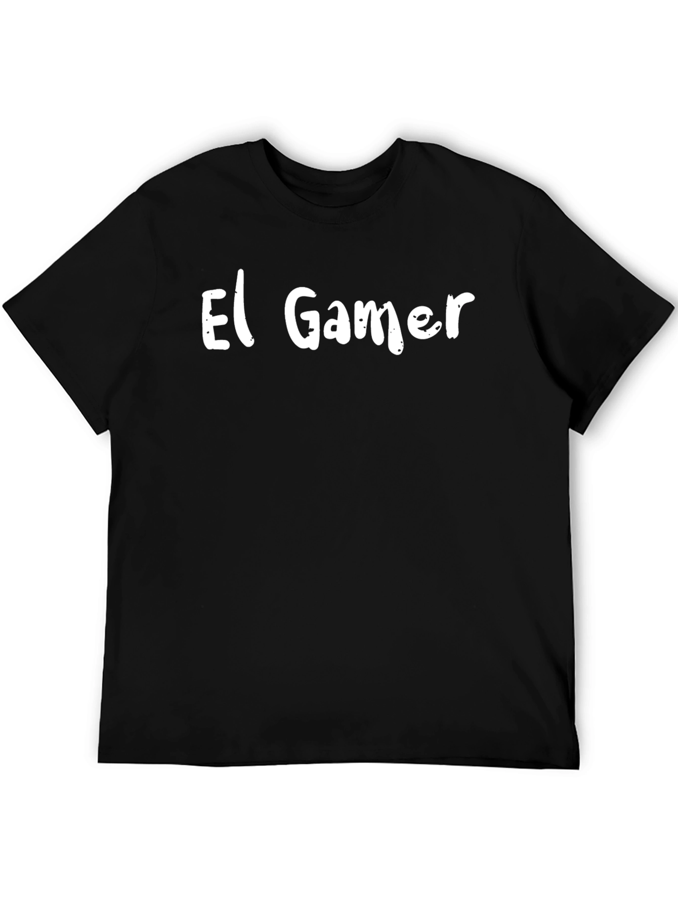 El Gamer Black T-Shirt - Cool Graphic Tee