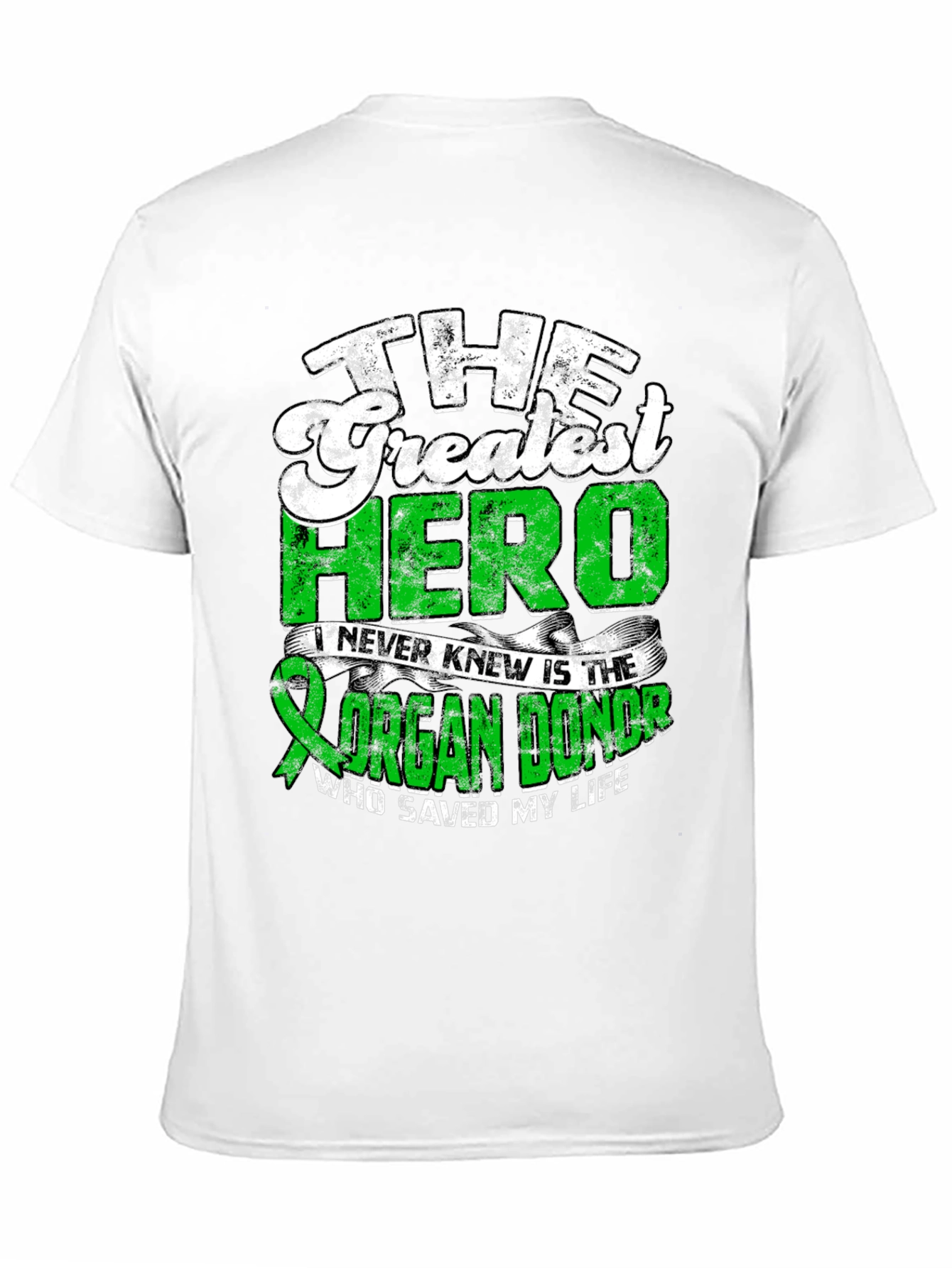 Organ Donor Hero Graphic T-Shirt