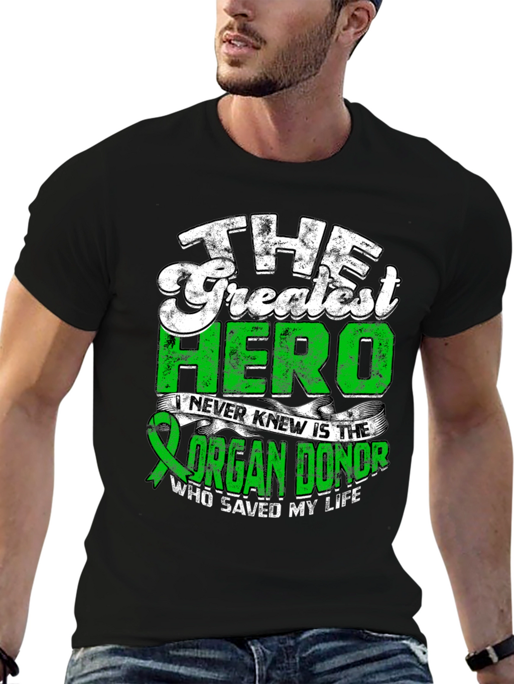 Organ Donor Hero Graphic T-Shirt