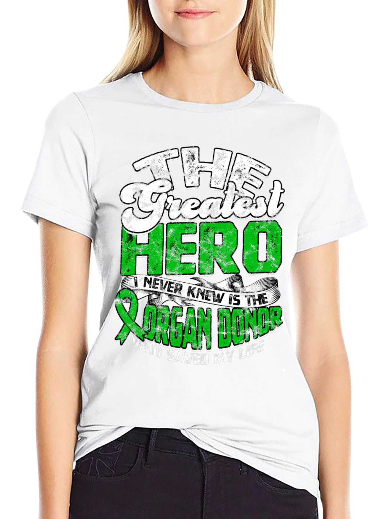 Organ Donor Hero Graphic T-Shirt