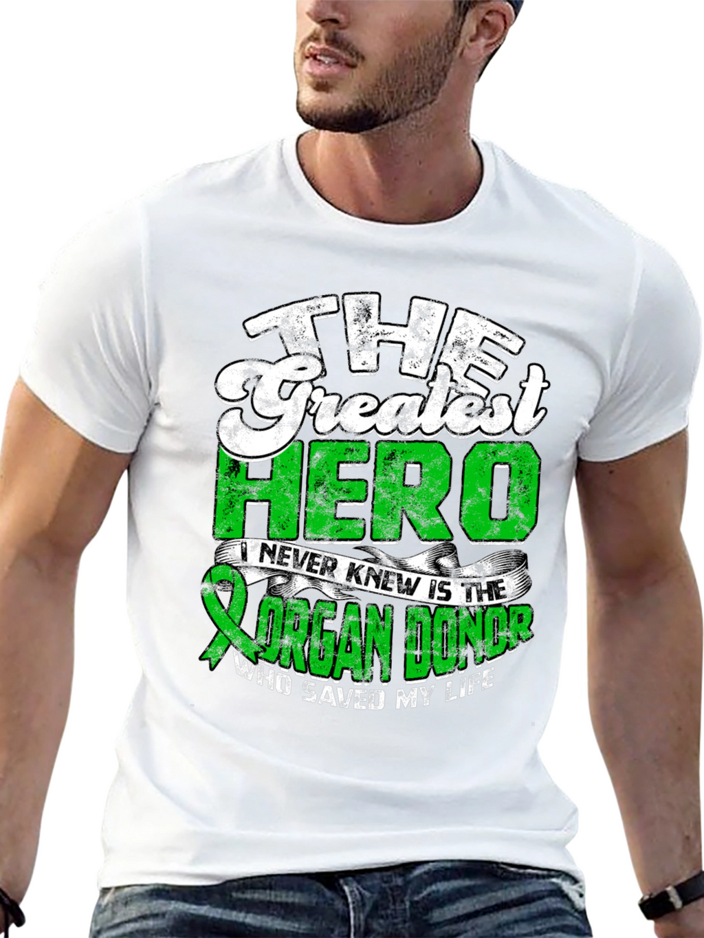 Organ Donor Hero Graphic T-Shirt
