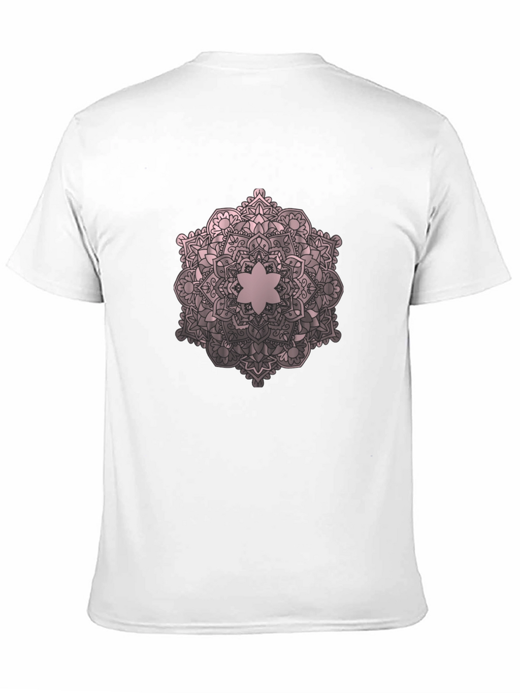 Mandala Design Black T-Shirt