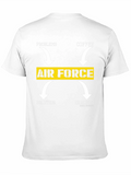 Air Force Problems Coffee Solution Sarcasm Black T-Shirt