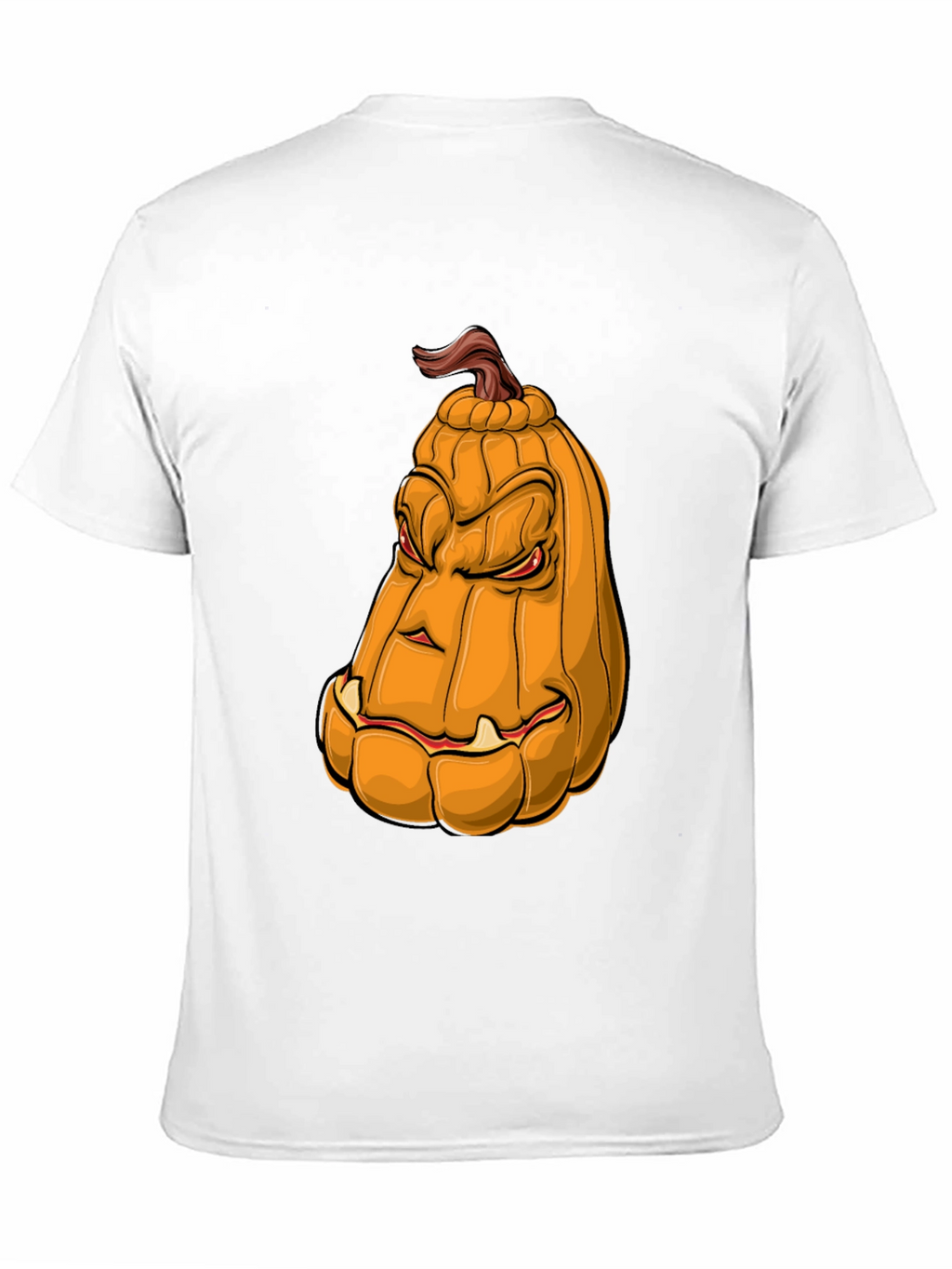 Mens Pumpkin Face Graphic Tee - Halloween Style