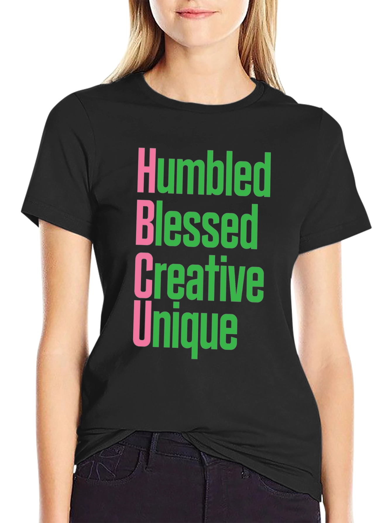 Humbled Blessed Creative Unique HBCU T-Shirt