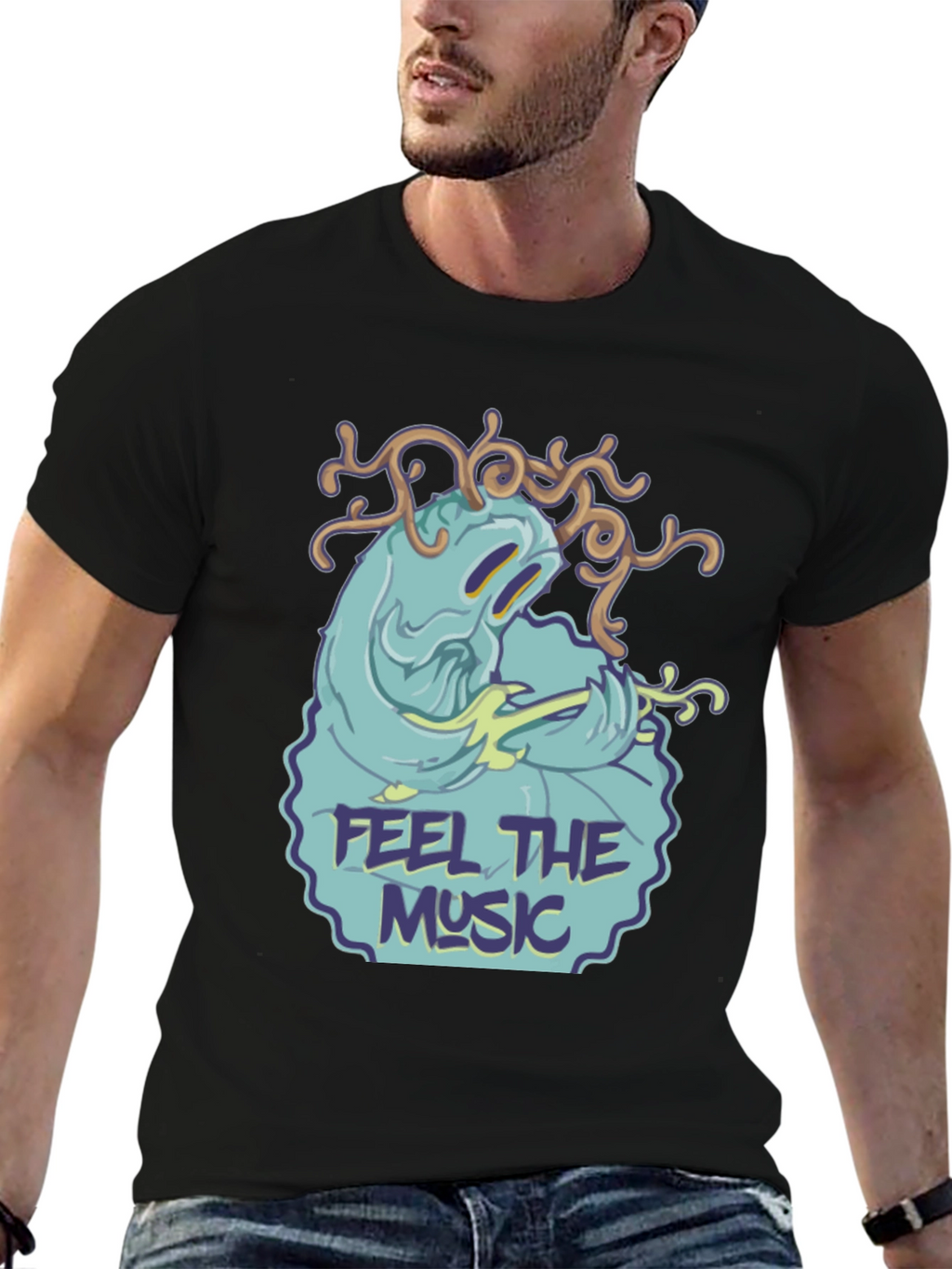 Feel The Music Graphic T-Shirt