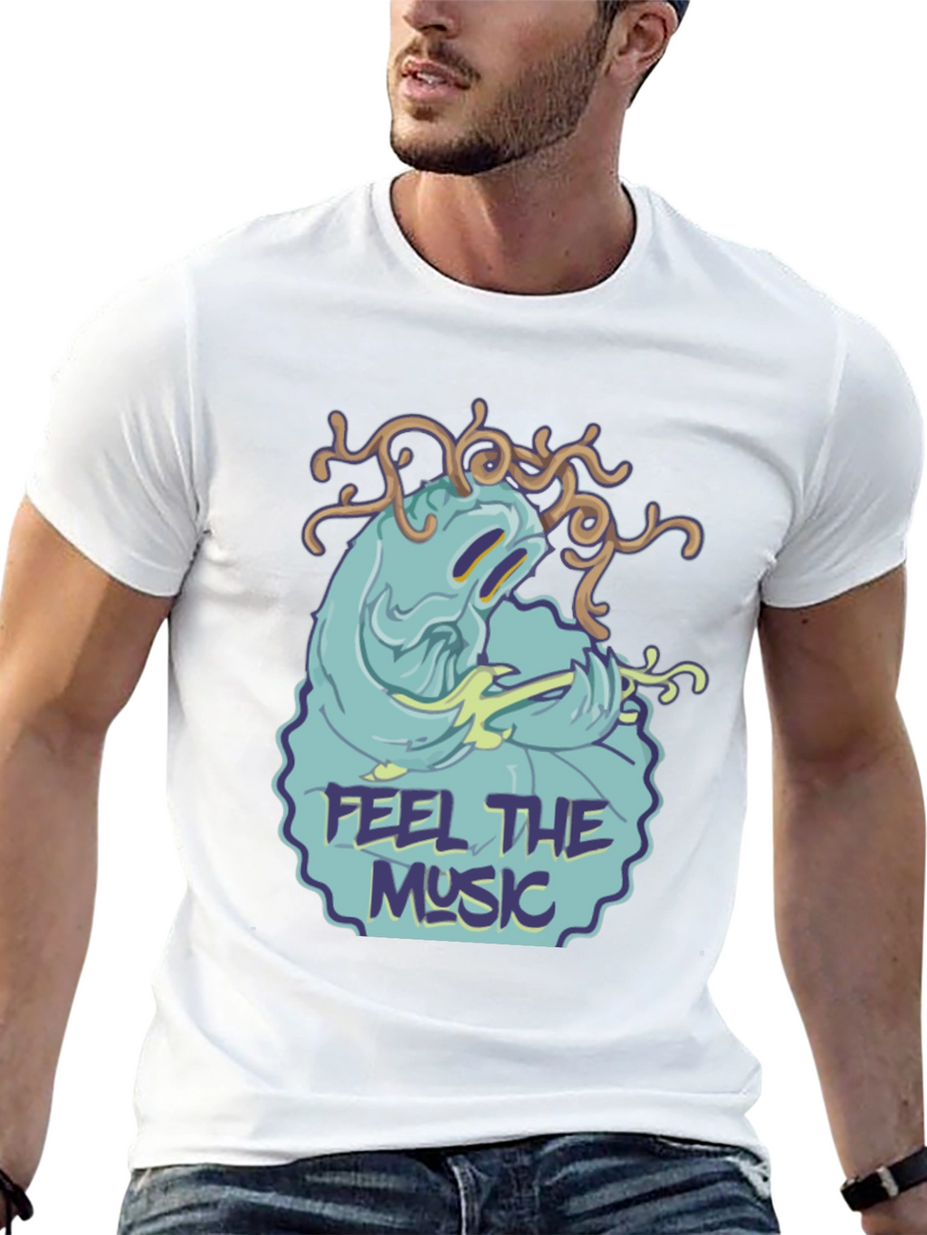Feel The Music Graphic T-Shirt