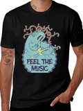 Feel The Music Graphic T-Shirt